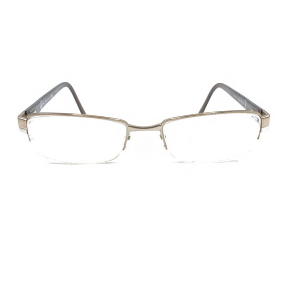 Prada VPR 60H 7BP-1O1 Brown Bronze Half Rim Eyeglasses Frames 51-18 135 Italy - Picture 6 of 12
